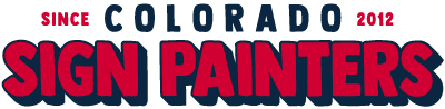 colorado sign painter, denver logo painter, colorado springs logo painter, colorado springs sign painter, denver sign painter, denver painter artist, colorado springs painter artist